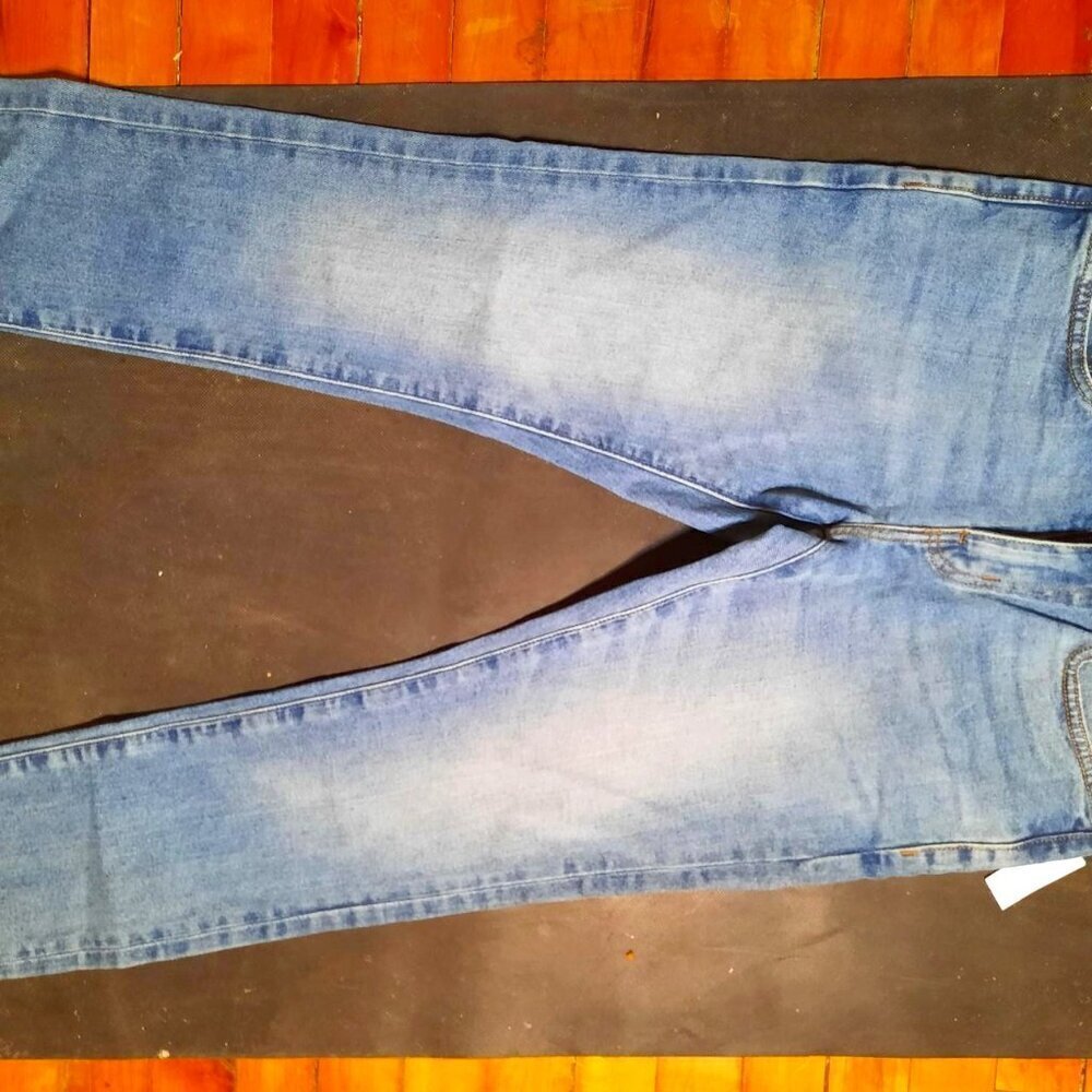 Men's Acid Washed Skinny Jeans